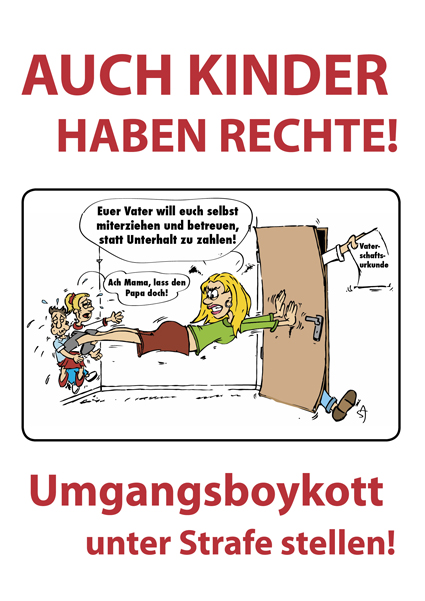 Eigenbetreuung statt Unterhalt Wechselmodell Doppelresidenz Internationaler Vatertag
