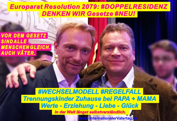FDP Lindner Riedel Wahl Doppelresidenz 2017 Wechselmodell Regelfall 500