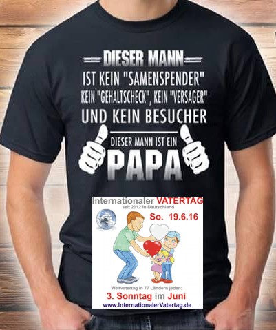 Vatertag 2016 International Weltvatertag 400